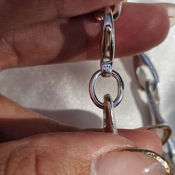 Thick Heavy Specialty Link Sterling Chain - Picture 6 of 8